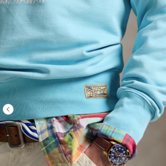 POLO Ralph Lauren Vintage Fleece Graphic Crewneck Sweatshirt NWT - Picture 6 of 8